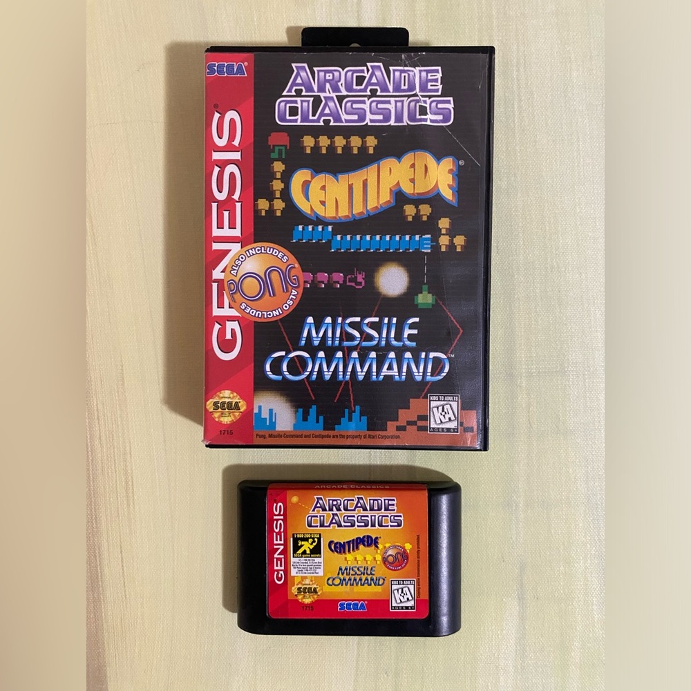 Arcade Classics Sega Genesis *No Manual